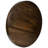 Arooj Round Solid Walnut Serving Tray-1761152642