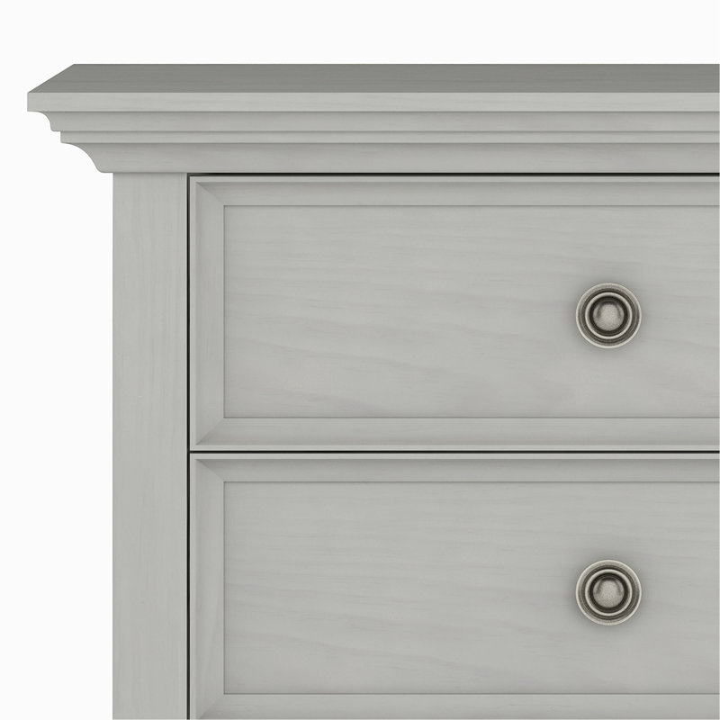 Table de chevet - gris brouillard, Gris