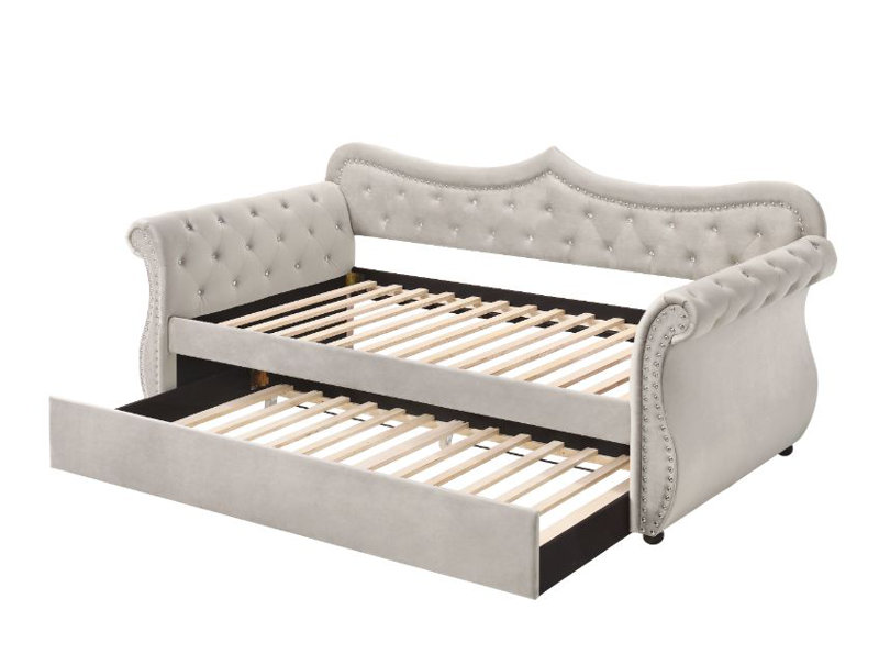 Montravious Daybed W/Trundle (Twin), Beige