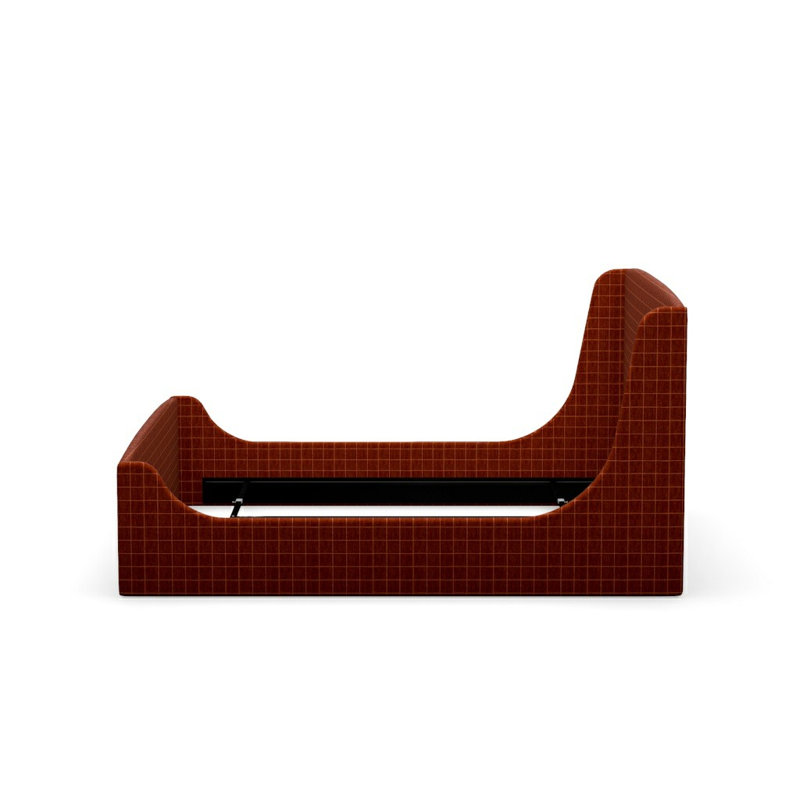 Swan Upholstered King Bed, Block 654272, King