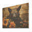 Baroque Bat Elegance - chauve-souris sur bois-2066227378