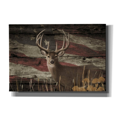 "Woodgrain Antiques Whitetail Buck 3" par Gordon Semmens