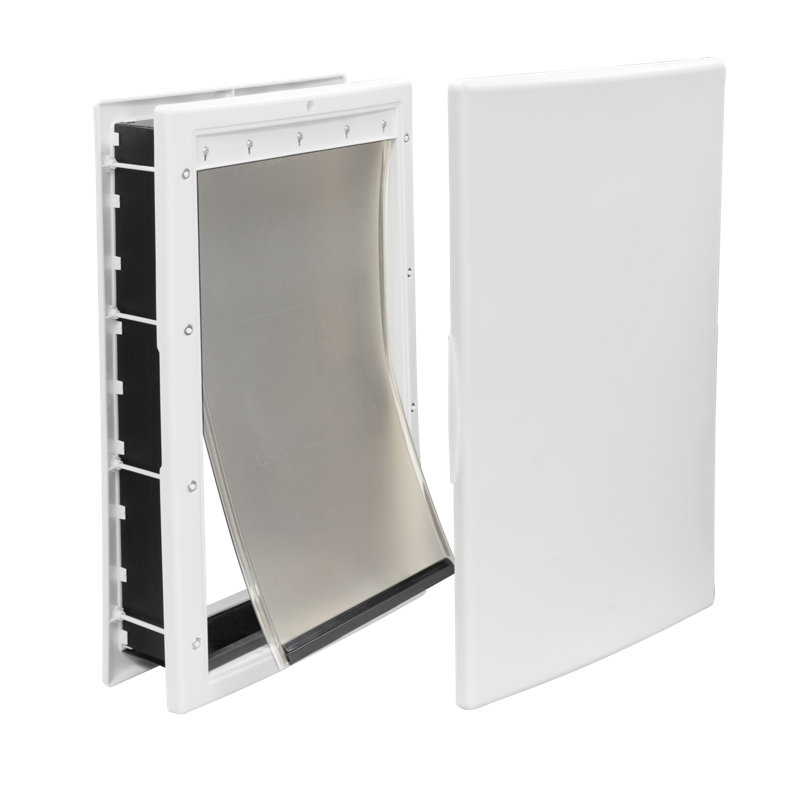 Premier Pet White Plastic Pet Door, Large, 19.76" H x 12.49" W x 1" D