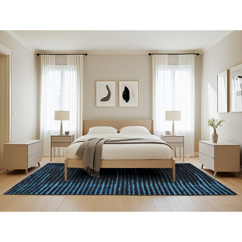 Tapis abstrait moderne 4410, Rectangle de 5 pi x 8 pi