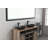 13.0" L -18.13" W -4" H Matte Shell Glass Rectangular Vessel Bathroom Sink In Black With Matte Black Faucet And Pop-Up Drain In Matte Black
