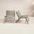 Almira Teak Outdoor Armless Lounge Chair-52464168-70225737