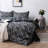 Polyester Satin Floral Duvet Cover-1627904938