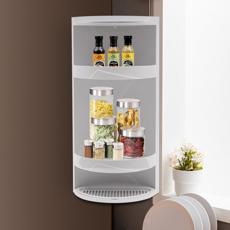 Marieo 10.4'' W Plastic Storage Rack