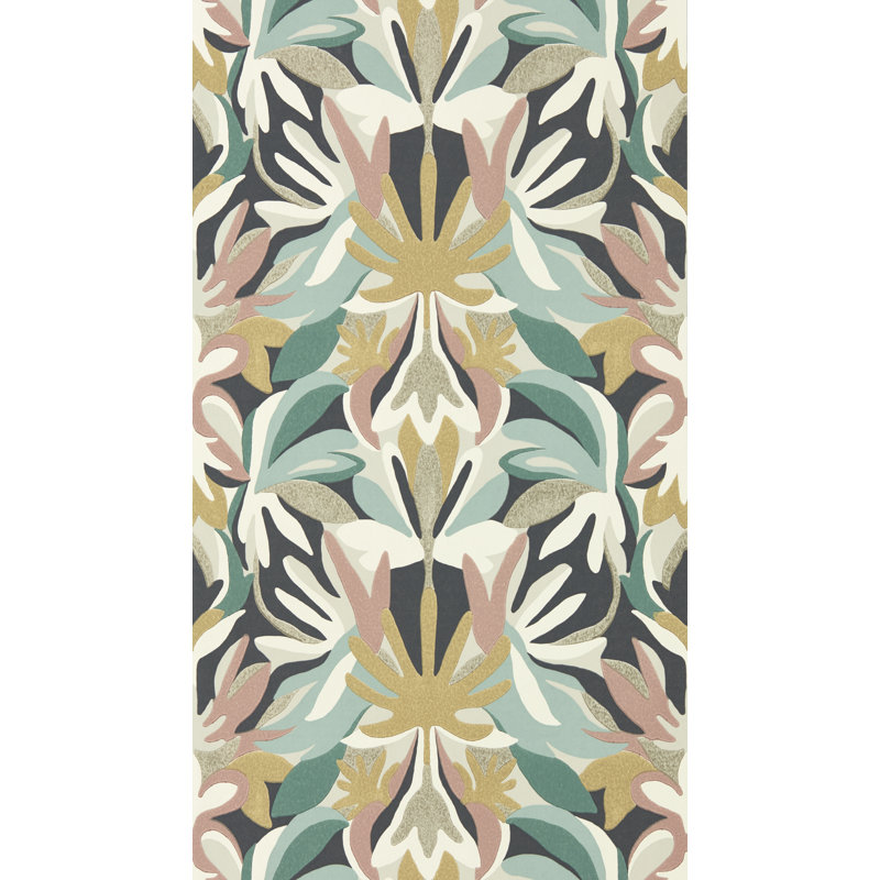 Melora Wallpaper, Positano/Succulent/Gold