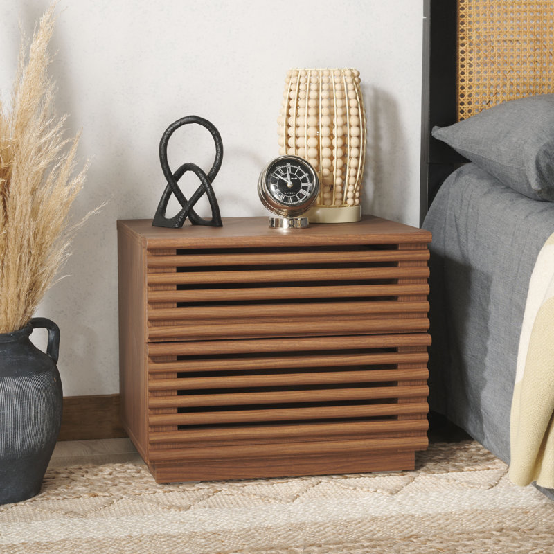 Coriddi 21'' W Nightstand, Dark Walnut