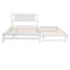 Lit plateforme double avec lit gigogne réglable-582710440