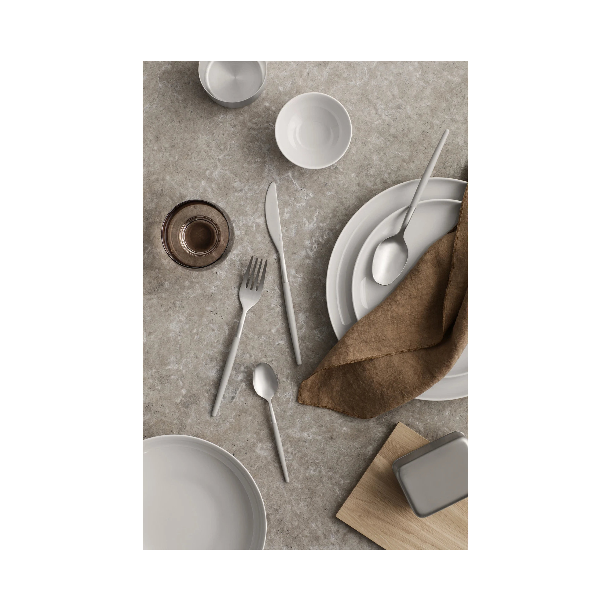 Mio LINEO 4 Piece Linen Napkin Set, Tan