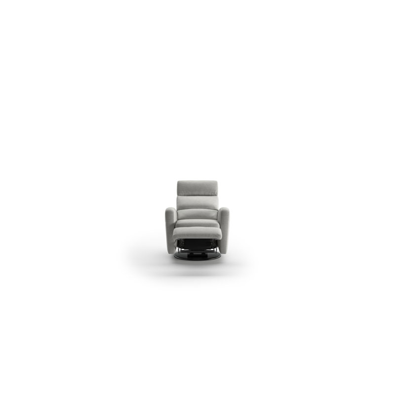 Sloped Recliner - Power & Battery, Light Gray