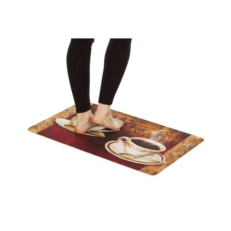 Tapis anti-fatigue française café premium Lillias