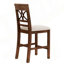 Ensemble de table de salle à manger 6 pièces à hauteur de comptoir en bois avec tablette de rangement, ensemble de table de cuisine avec banc et 4 chaises, style rustique-1954165118-1954164994-1954165119-1954165117