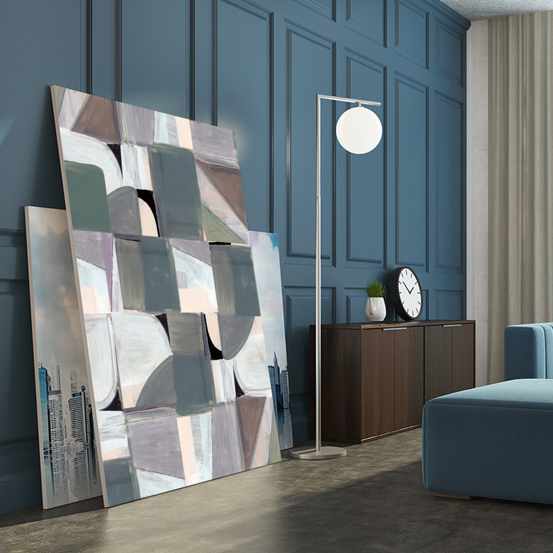 «Abstract Desatureate No3», reproduction d'art sur toile géante 84 po x 54 po, H 72 po x l 48 po