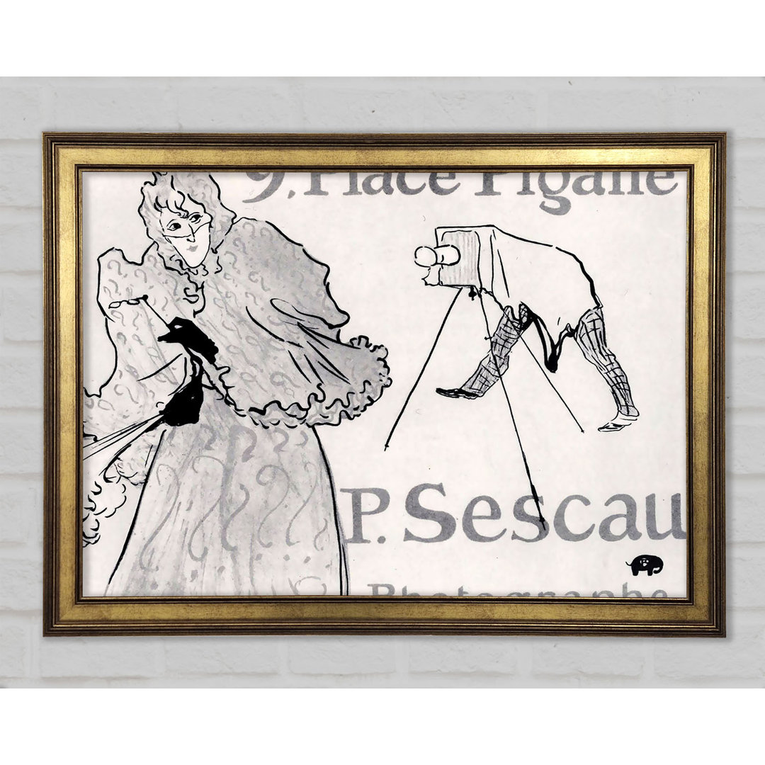 Toulouse Lautrec Photorapher Sescau - Druck