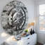 Solid Wood Wall Clock-1863256087-1863256111