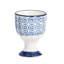 Nicola Spring - Hand-Printed Egg Cups - Navy - Set of 6