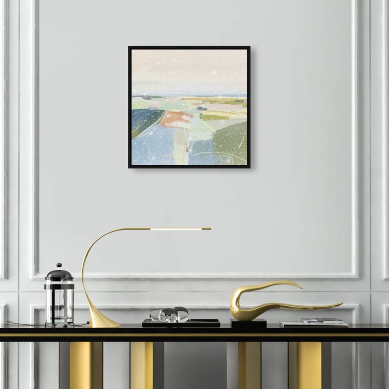 Almost There Print by Oliver Gal, 17" H x 17" W, Black Floater Frame