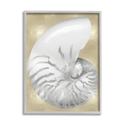 Glam Tiger rayé gris coquillage neutre sur beige