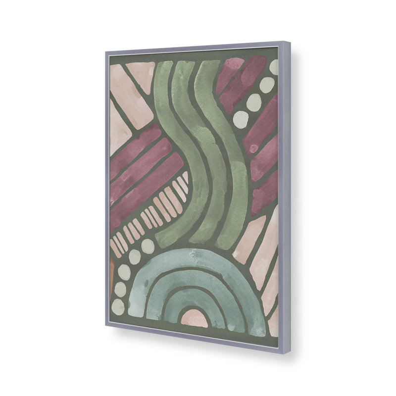 «Impressions VII» par Dina June, reproduction d'art, Argent, H 32 po x l 24 po
