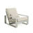 La Plata Outdoor And Indoor Aluminum Lounge Chair, Frame With Cushion, Set Of 2-150223487