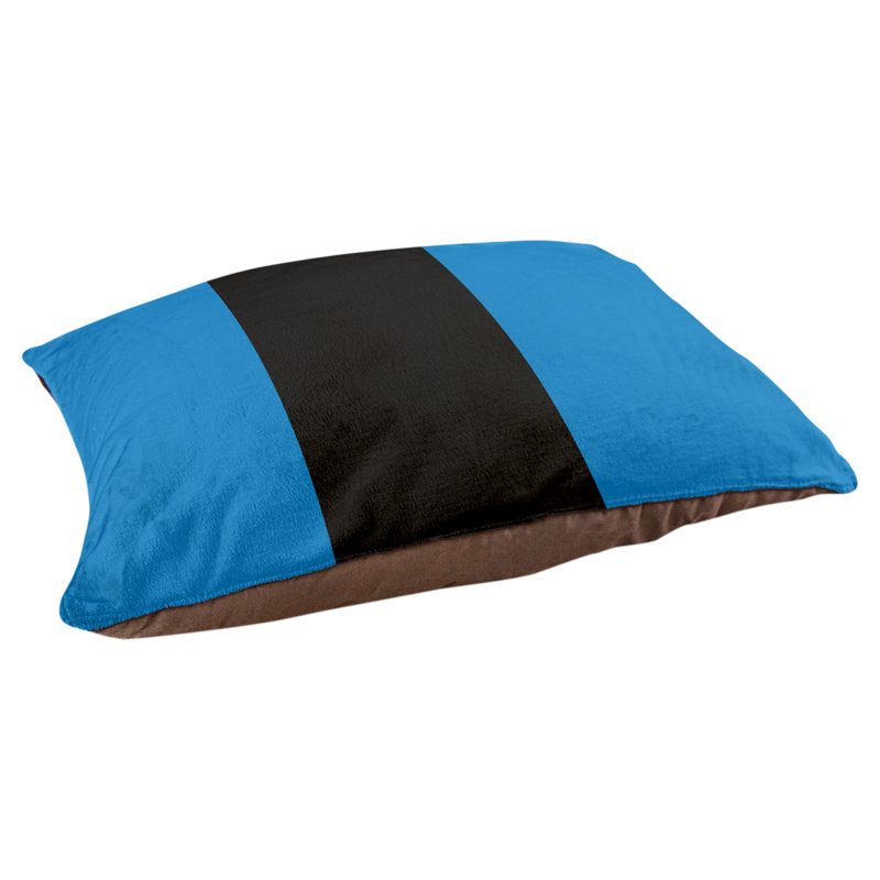 Coussin Designer, Moyen (L 30 po x l 40 po), Bleu / noir / bleu