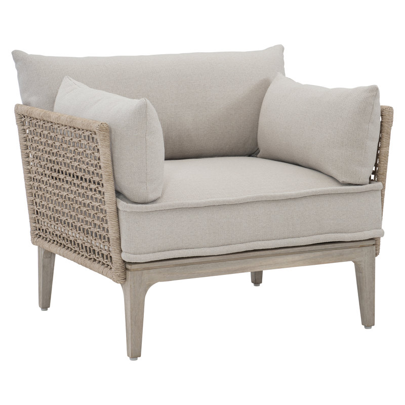 Catalonia Wood Outdoor Lounge Chair