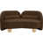 Tissu chenille brun
