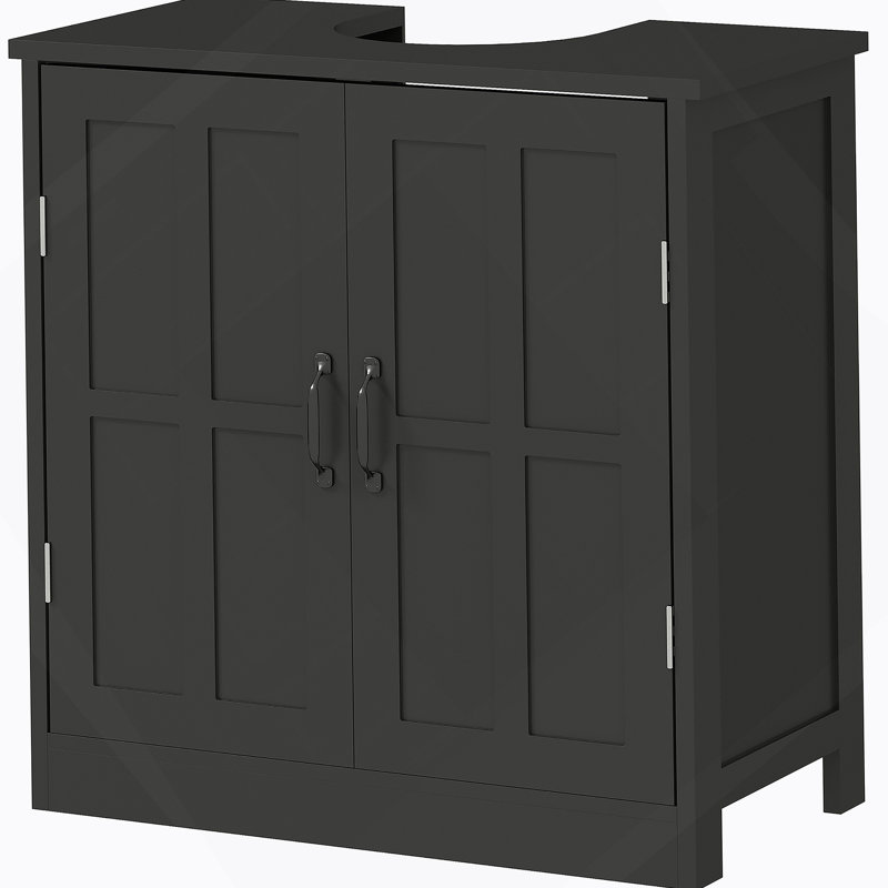 Armoire de salle de bain avec piédestal et tablette réglable pour un rangement et une organisation efficaces dans les espaces restreints