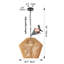 Luminaire suspendu en corde de chanvre de 17 po - suspendu artisanal pour îlot de cuisine, salle à manger, finition naturelle de chambre à coucher, fer à hauteur réglable et lampe décorative tissée à la main