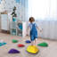 AIYAPLAY Stepping Stones for Kids 6 Pieces Balance Stones Non-Slip Strips
