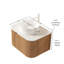 Meuble-lavabo et lavabo flottant Modern