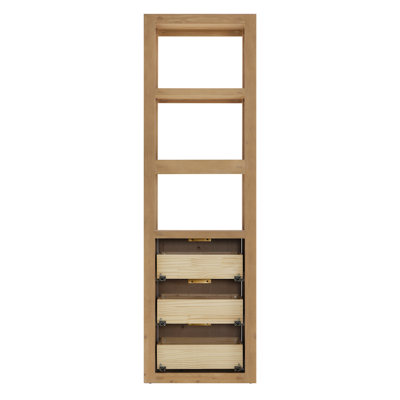 Adela Solid Wood Linen Cabinet