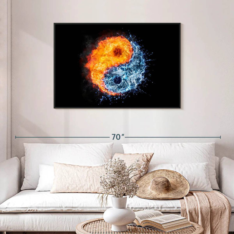 Yin Yang Elements, 29" H x 43" W