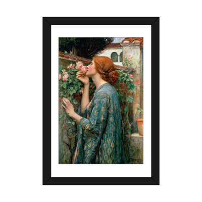 «The Soul of the Rose, 1908» par John William Waterhouse, reproduction d'art sur toile tendue