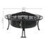 40" Steel Wood Fire Pit Table
