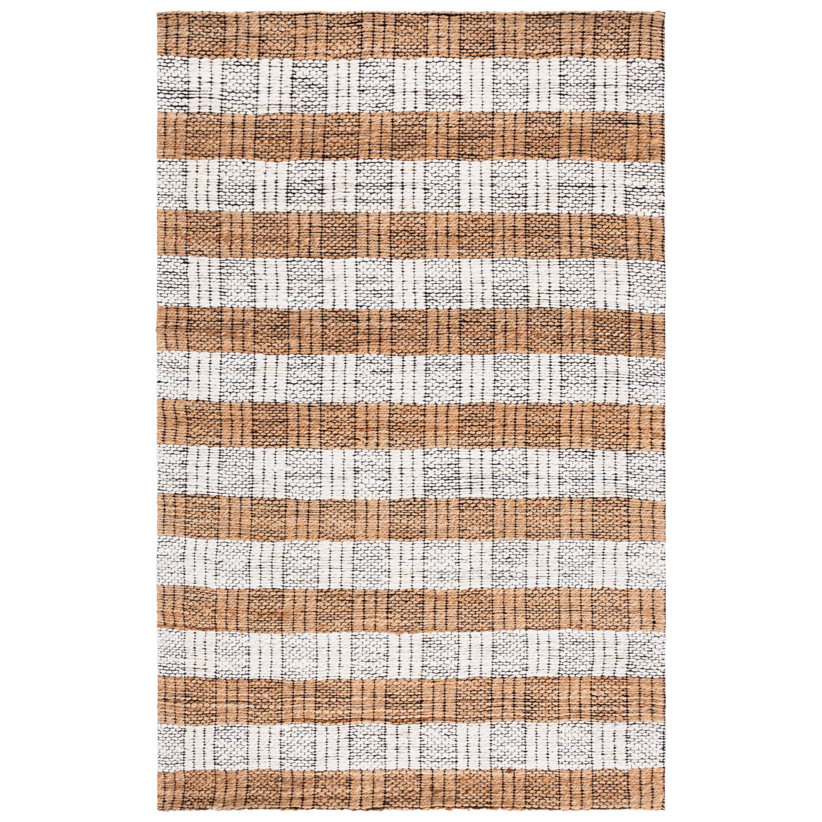 Hand-Woven Striped Performance Rug, 5'-0" X 8'-0" Rectangle
