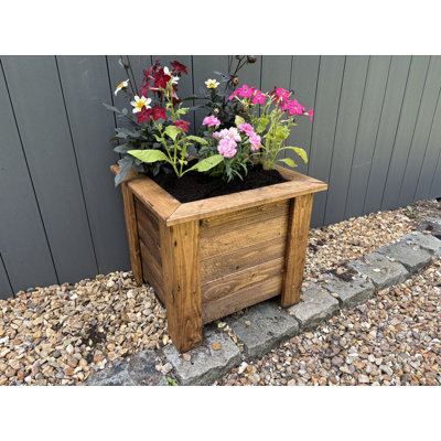 Bertrando Handmade Wood Planter Box