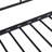 Daybed With Trundle In Black - Save Space Modern Design, Strong Metal Structure For Durability, Quiet And Stable, Easy Assembly Included, No Box Spring Required, Supports 250/350 Lbs Color Elegance,