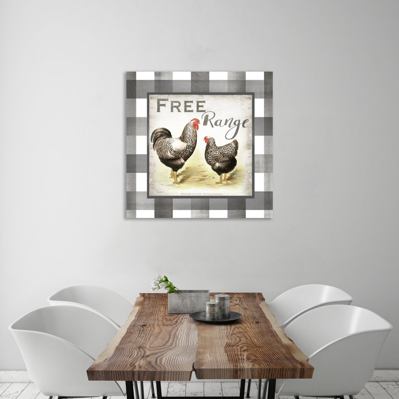«Buffalo Check: Free Range», toile tendue par August Grove®, H 48 po x l 48 po x P 1,5 po
