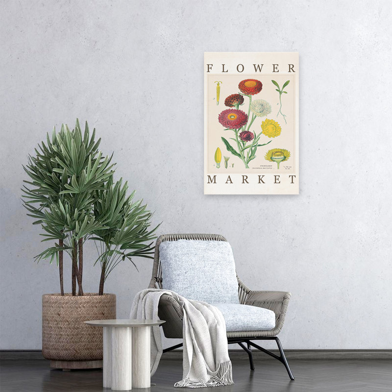 Tableau de marché rétro et bohémien I, H 24 po x l 16 po