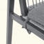 Ensemble de salle à manger d'extérieur, ensemble de 6 chaises de salle à manger en aluminium