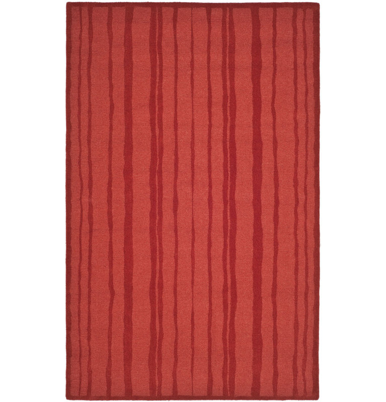 Martha Stewart Hand Tufted Wool Striped Rug, Rectangle 9' x 12'
