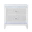 Table de chevet blanche