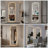 LED Full Length Wall Mirror, Irregular Shape Design,Dimmable Lighting, 5Mm Copper-Free Glass, Hardwired Or Plug-In, For Entryway, Bedroom & Salon