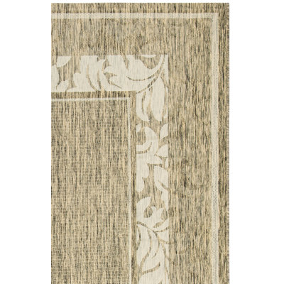 Tapis d'intérieur/extérieur brun/naturel Herefordshire