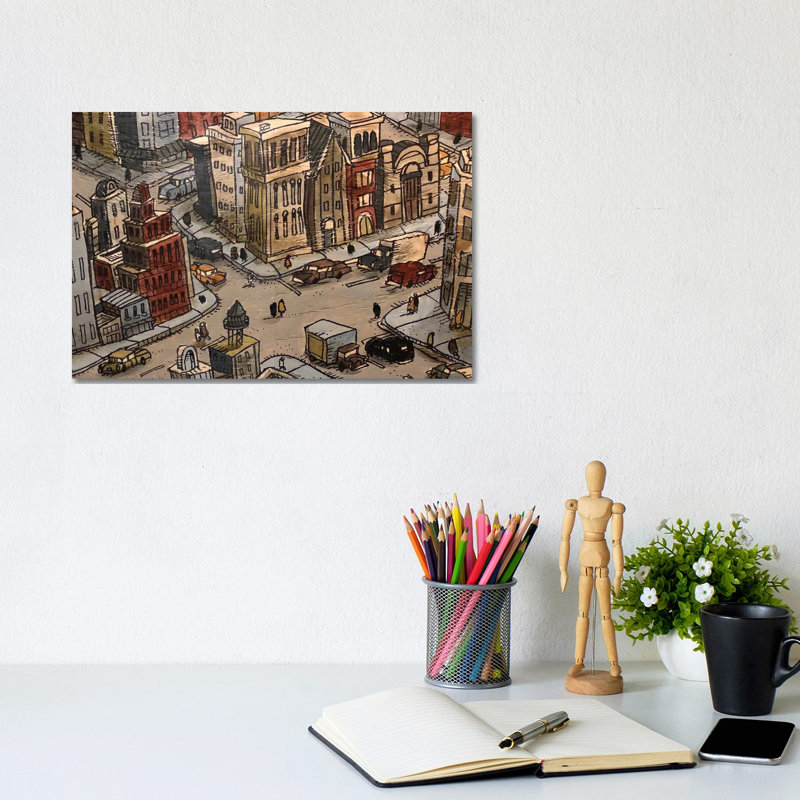 The Intersection - Wall Art Print - Wrapped Canvas