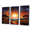 Weddington - ensemble d'art mural paysage abstrait-108313870-108313875
